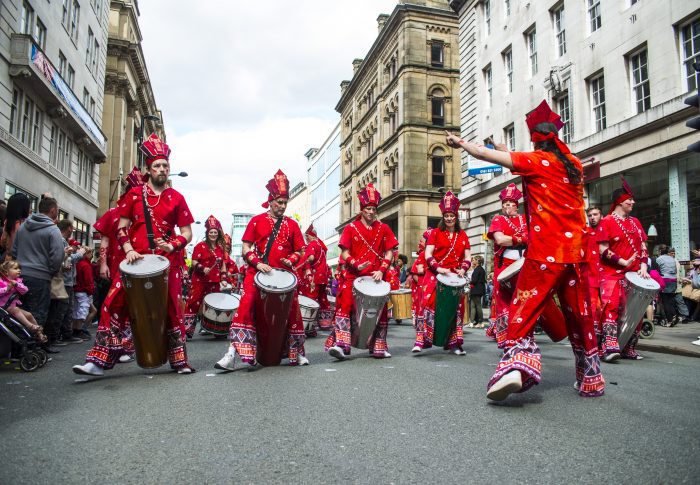 Journey of the Orixas street performance